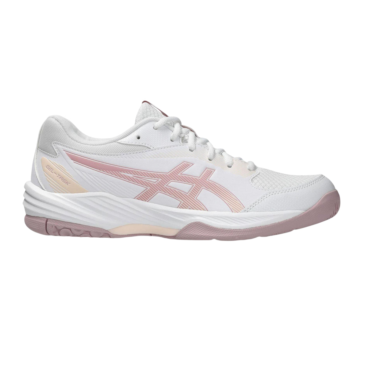 White - Lifestyle - Asics Womens-Ladies Task 4 Volleyball Shoes