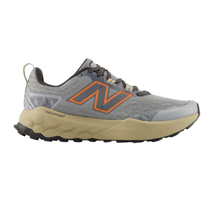 Slate Grey-Beige - Back - New Balance Mens Garoe Leather Running Shoes