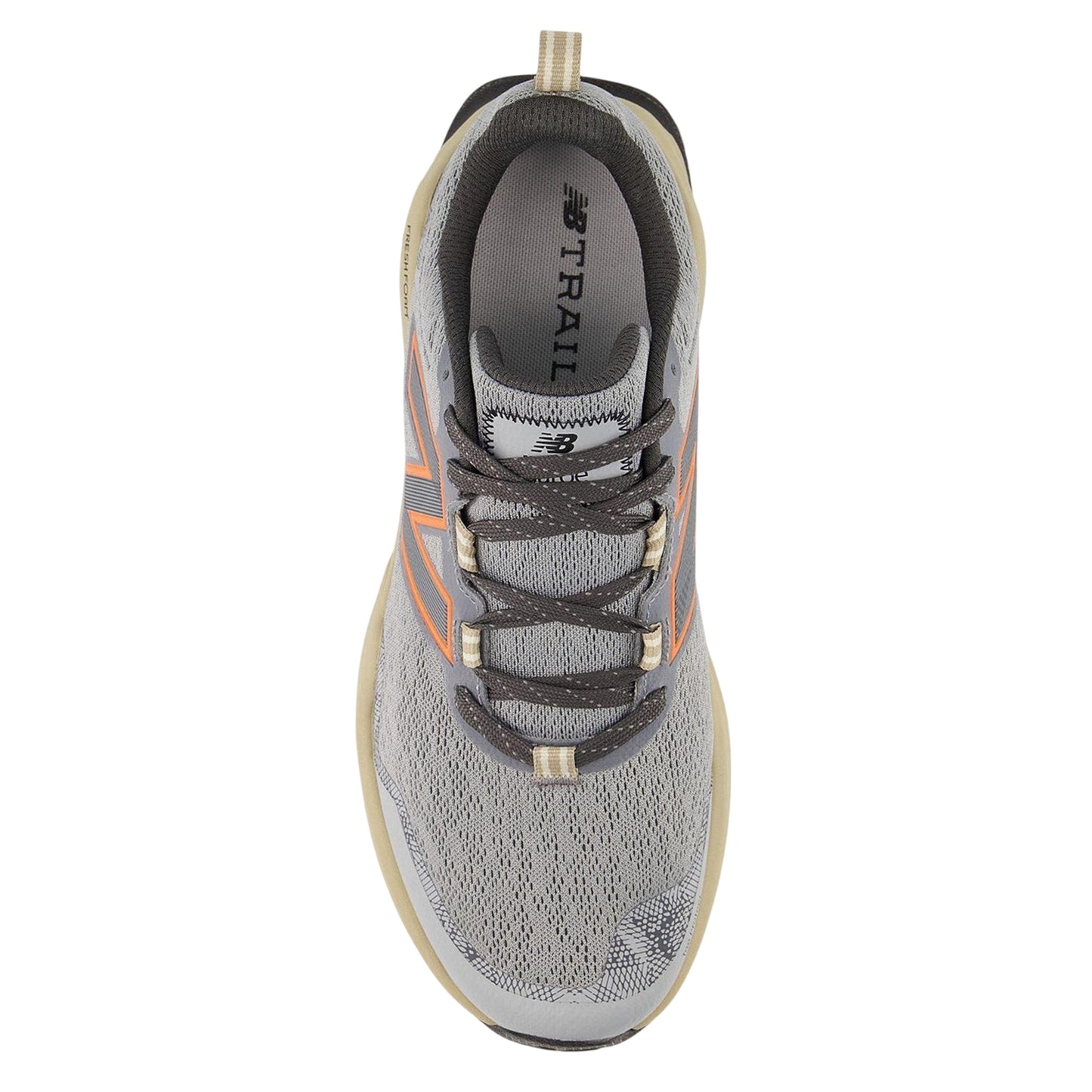 Slate Grey-Beige - Side - New Balance Mens Garoe Leather Running Shoes