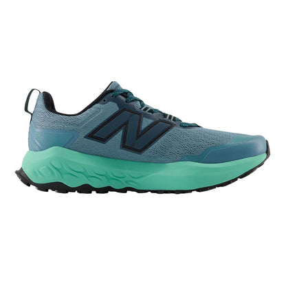 Teal-Black - Front - New Balance Mens Garoe Leather Running Shoes