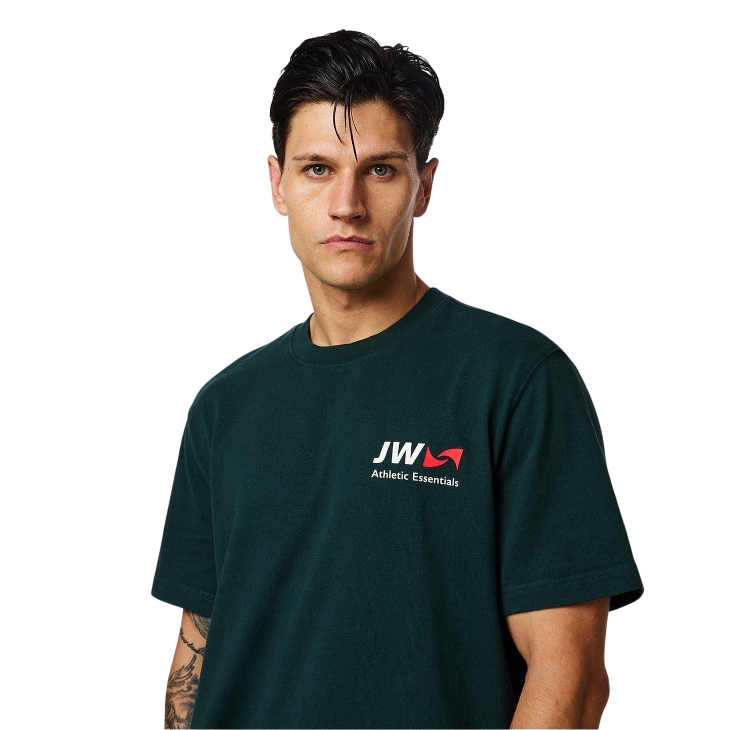 Evergreen - Side - Jack Wills Mens Back Print Crew Neck Regular T-Shirt