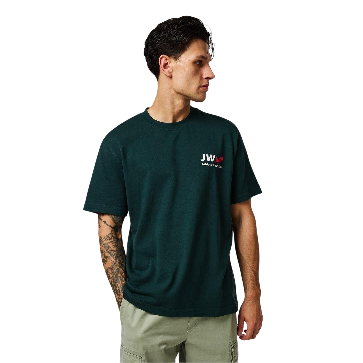 Evergreen - Lifestyle - Jack Wills Mens Back Print Crew Neck Regular T-Shirt