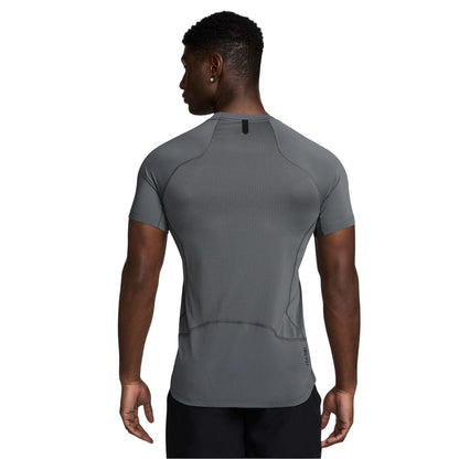 Smoke Grey - Back - Nike Mens Pro Dri-FIT Fitted Top