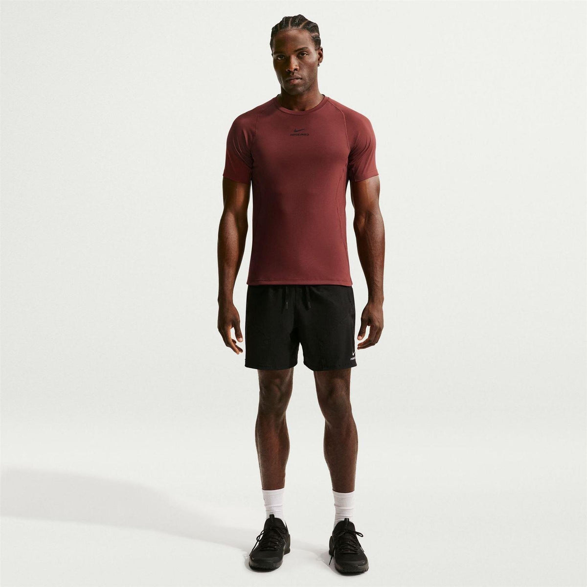 Team Red - Side - Nike Mens Pro Dri-FIT Fitted Top