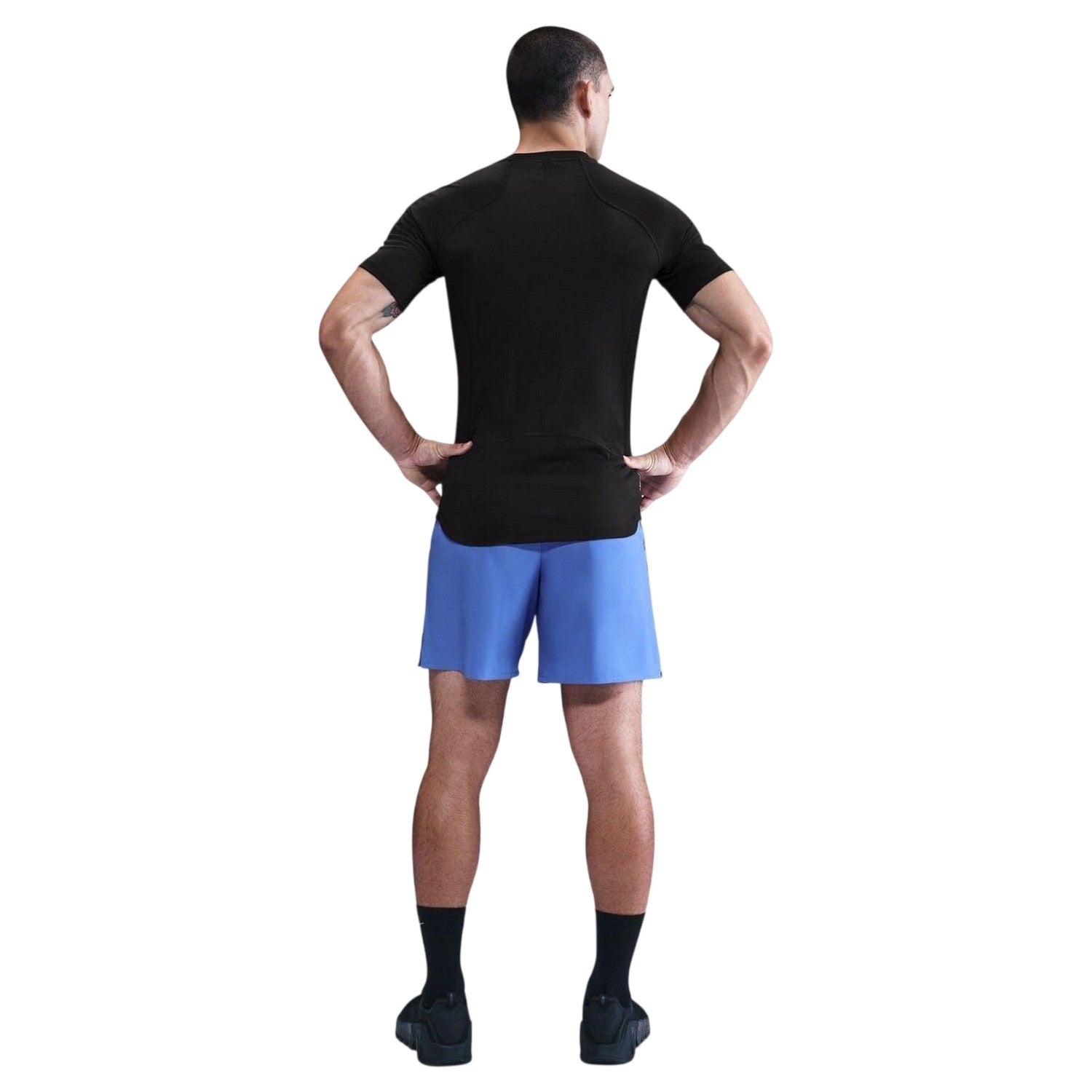 Black-White - Lifestyle - Nike Mens Pro Dri-FIT Fitted Top