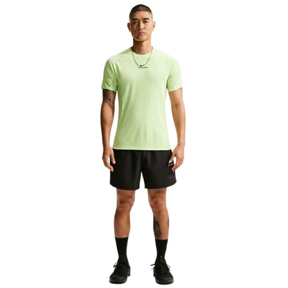 Lime - Side - Nike Mens Pro Dri-FIT Fitted Top