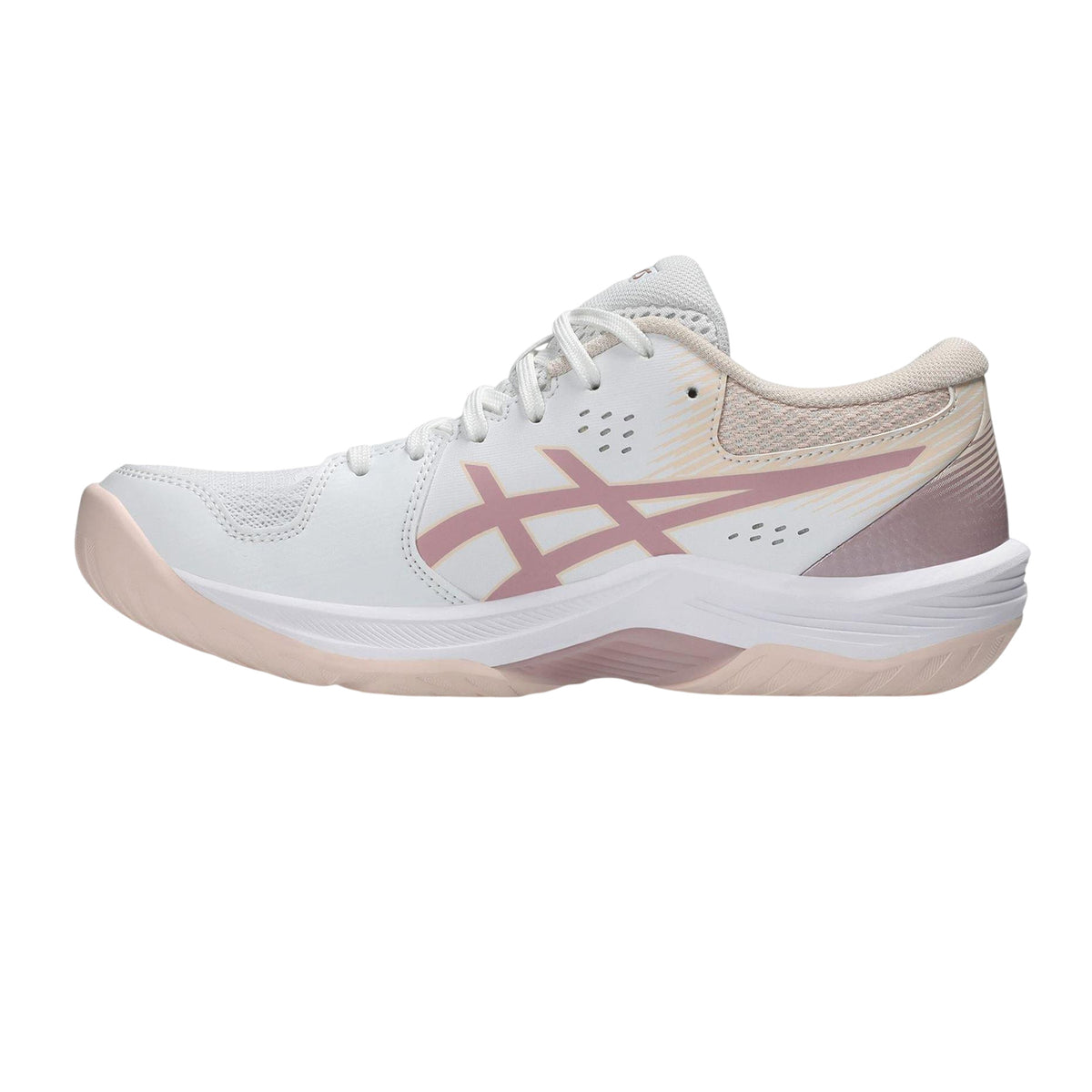 White - Side - Asics Womens-Ladies Beyond FF Volleyball Shoes