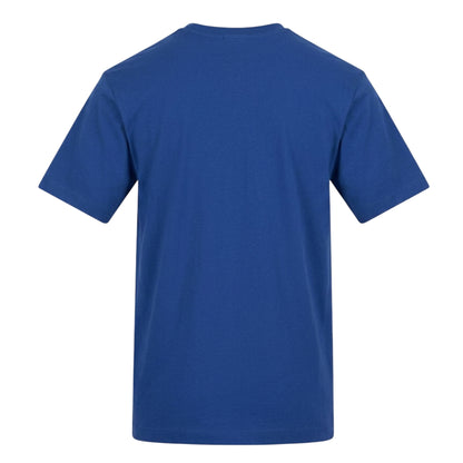 Blue - Back - England Unisex Adult Three Lions Regular T-Shirt