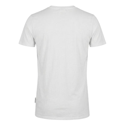 White - Back - England Unisex Adult Three Lions Regular T-Shirt