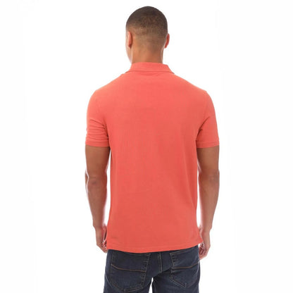 Coral - Back - Timberland Mens Merrymee River Polo Shirt