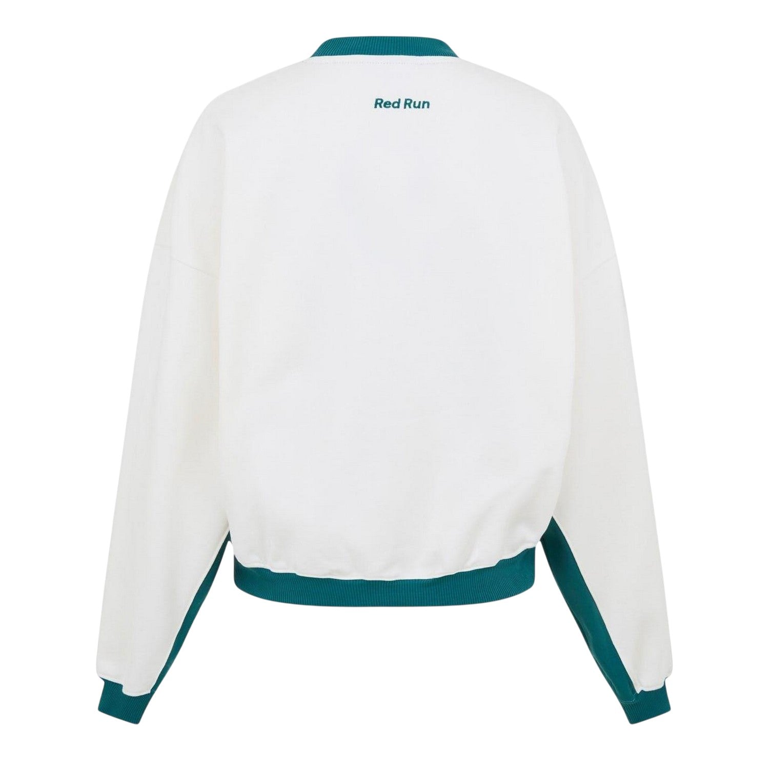 Earth Green - Back - Red Run Womens-Ladies Sweatshirt