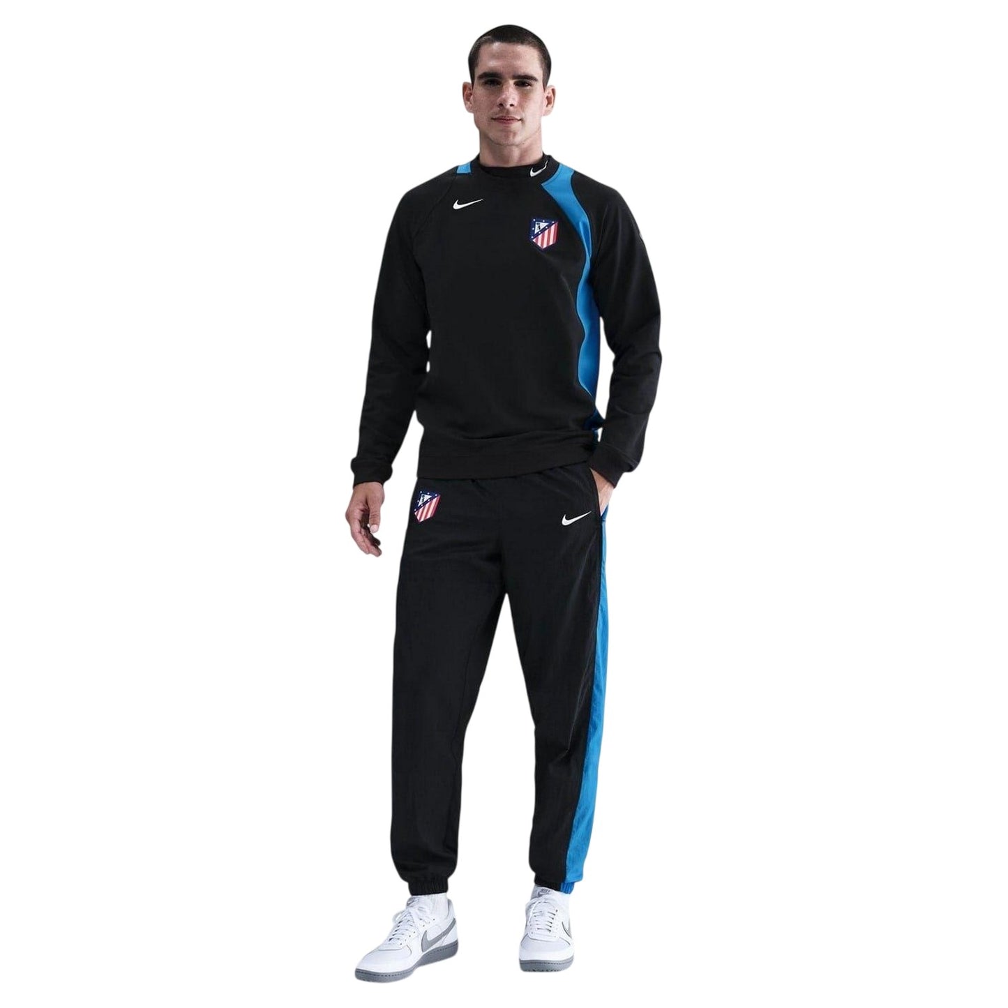 Black-Blue - Side - Nike Unisex Adult Third Long-Sleeved Training Sweatshirt