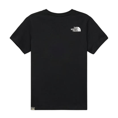 Black - Back - The North Face Childrens-Kids QTM Mountain Regular T-Shirt