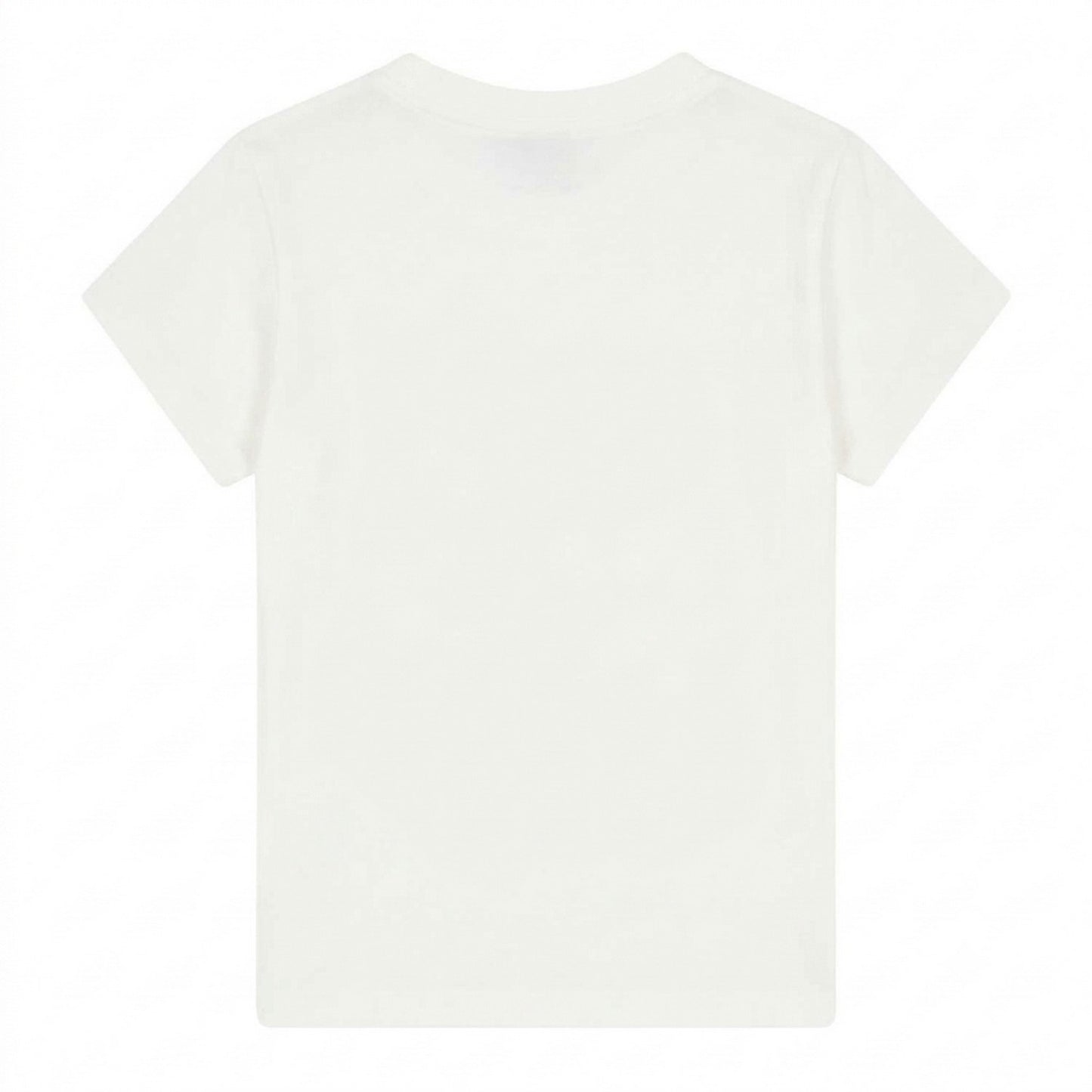 White - Back - The North Face Childrens-Kids QTM Mountain Regular T-Shirt