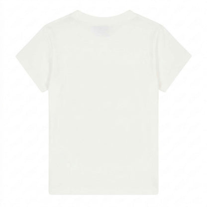 White - Back - The North Face Childrens-Kids QTM Mountain Regular T-Shirt