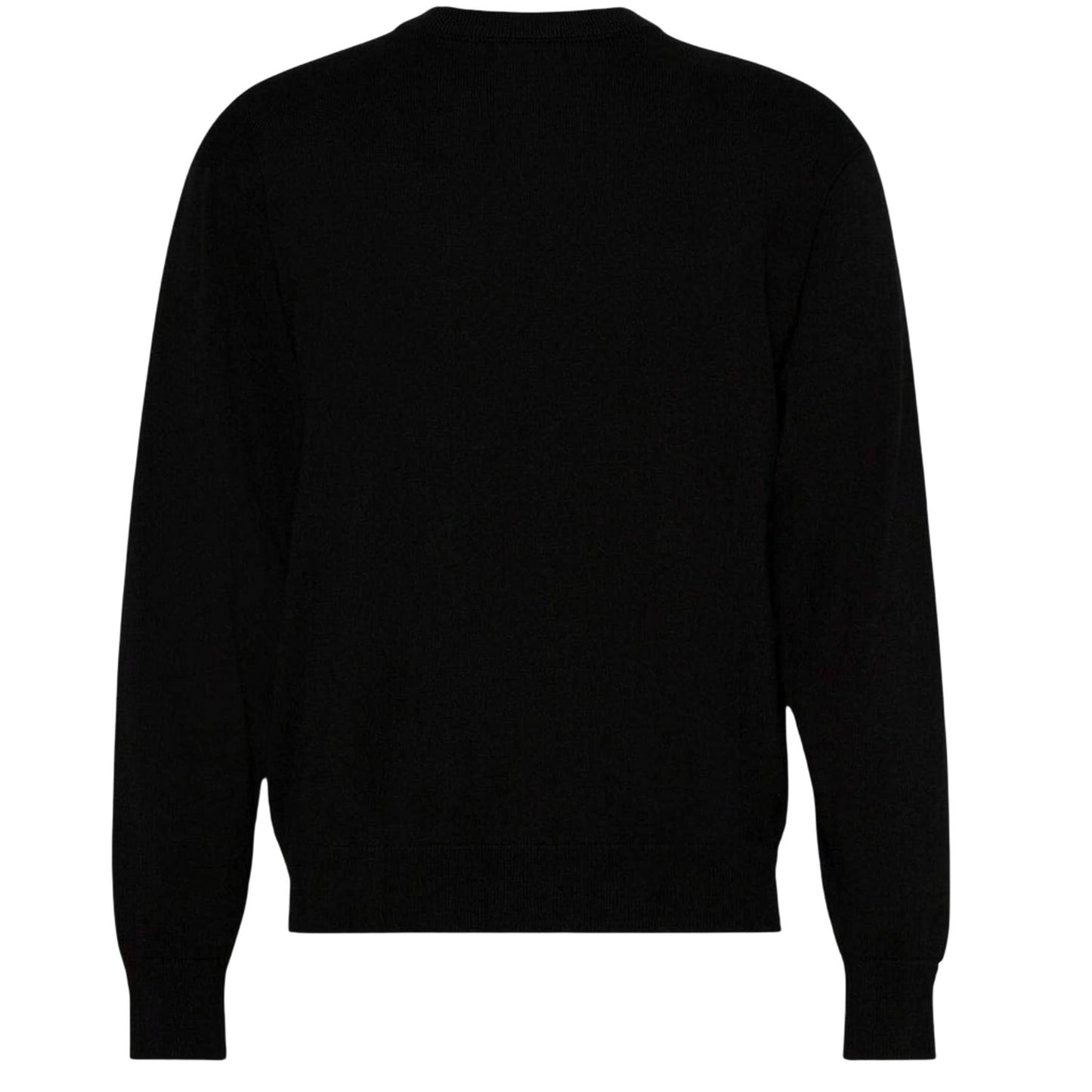 Black - Back - Calvin Klein Mens Monogram Jumper