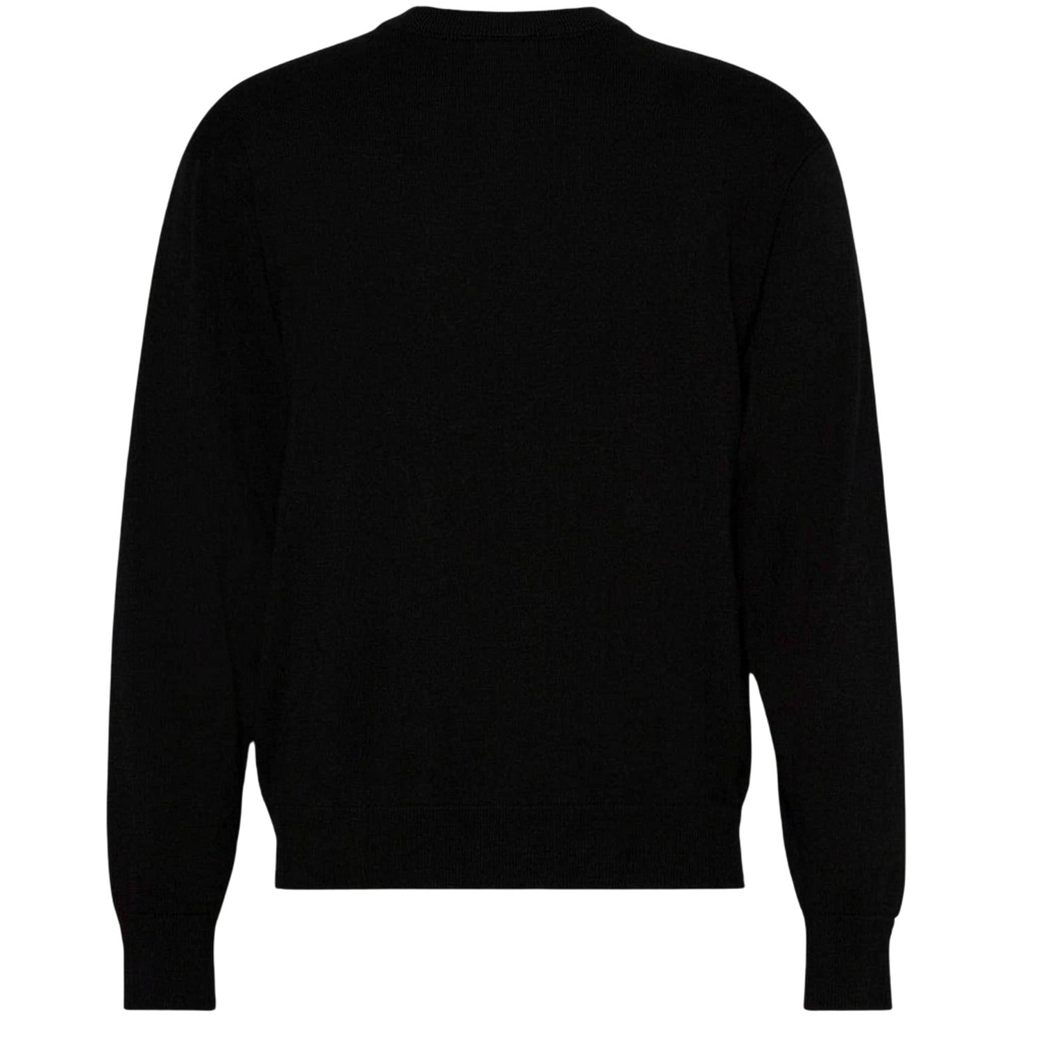 Black - Back - Calvin Klein Mens Monogram Jumper
