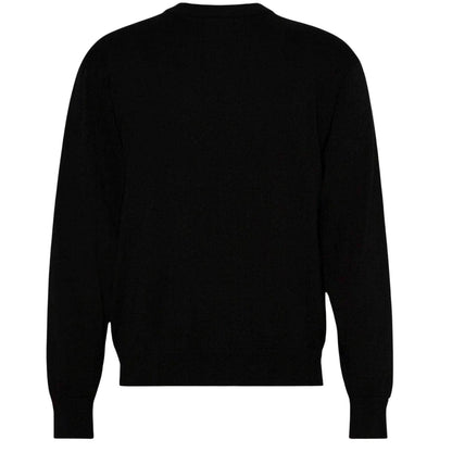 Black - Back - Calvin Klein Mens Monogram Jumper