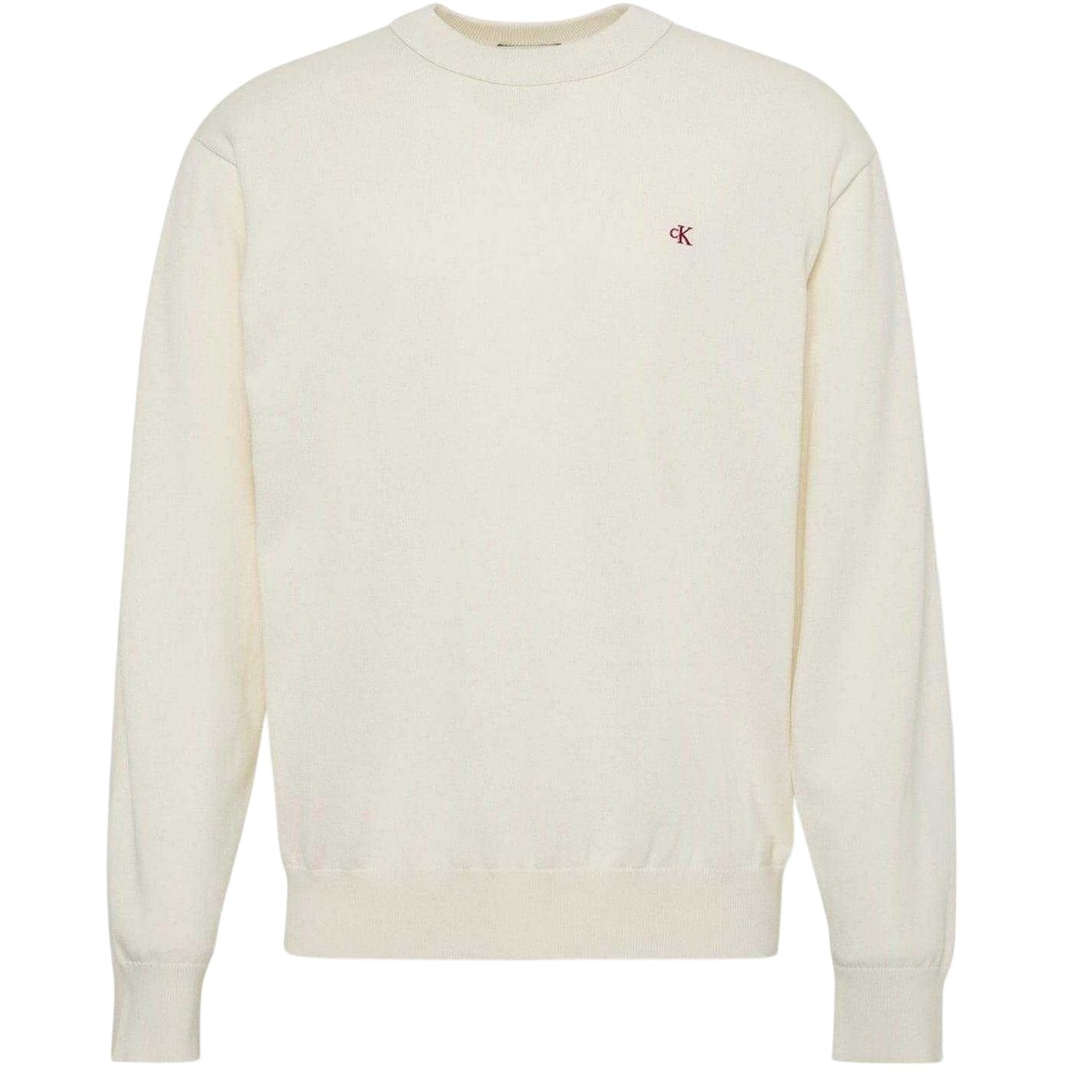 Tofu - Front - Calvin Klein Mens Monogram Jumper