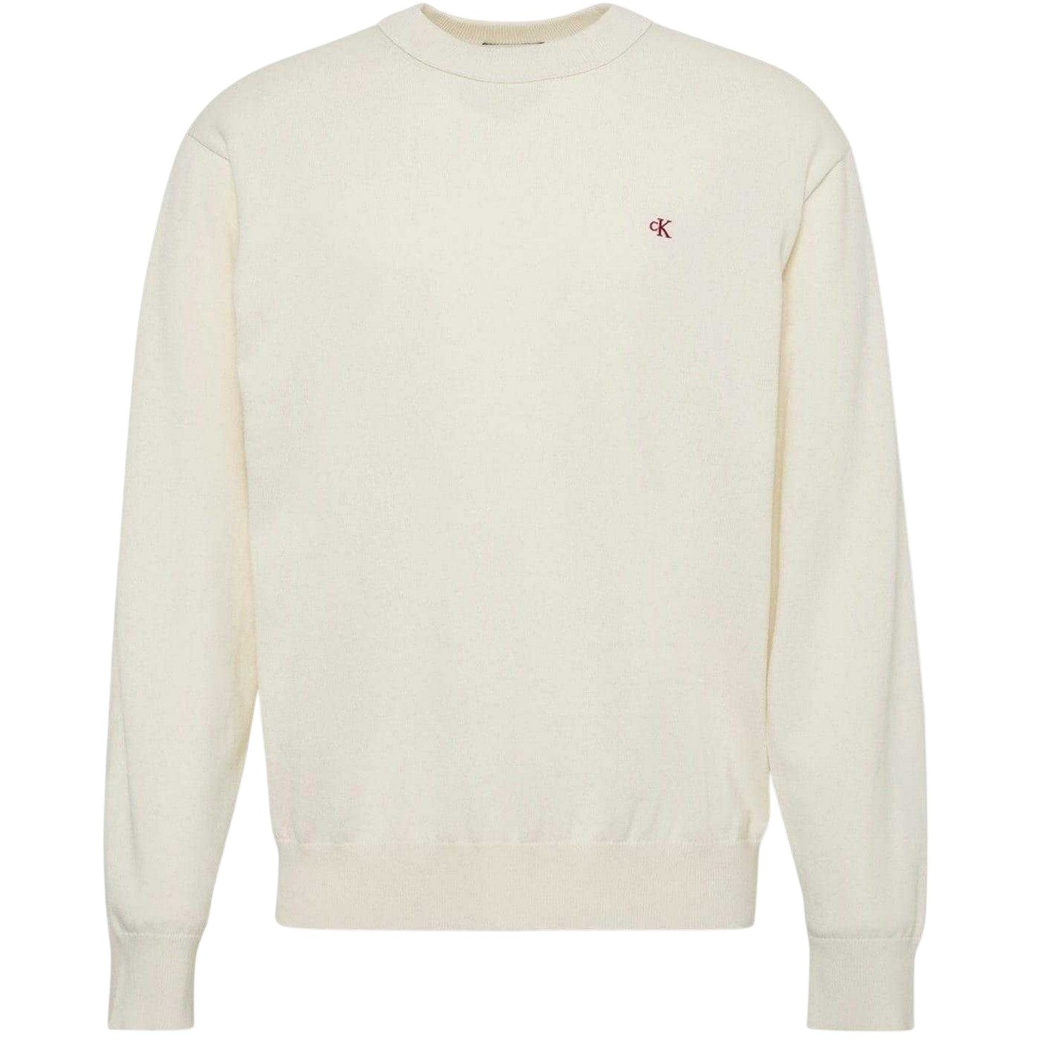 Tofu - Front - Calvin Klein Mens Monogram Jumper