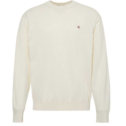 Tofu - Front - Calvin Klein Mens Monogram Jumper