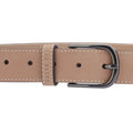 Brown - Back - Ted Baker Grisham Leather Belt