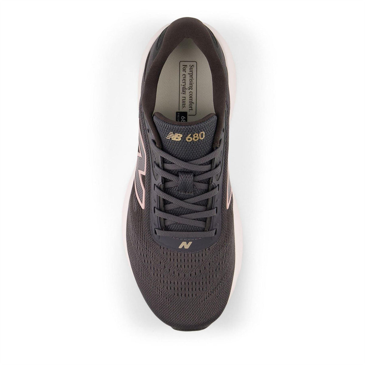 Black - Lifestyle - New Balance Womens-Ladies 680 V9 Cushioned Shoes