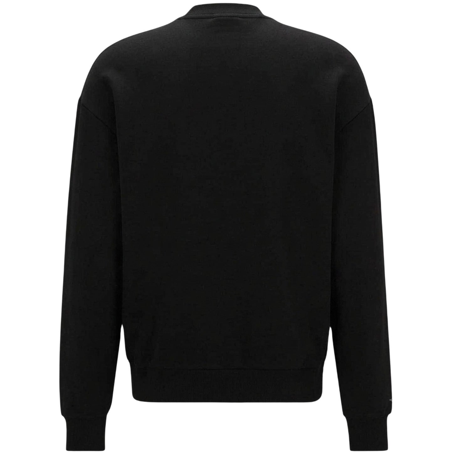 Black - Back - Hugo Mens Niero Box Logo Crew Neck Sweatshirt