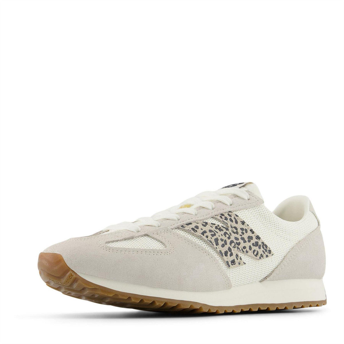 Off White-Leopard - Lifestyle - New Balance Womens-Ladies 471 Suede Running Shoes