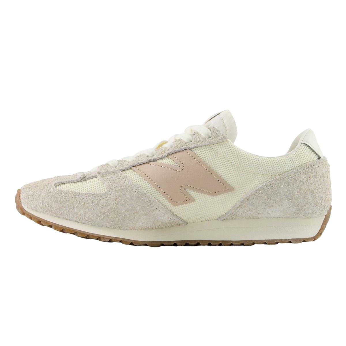 White-Clay - Side - New Balance Womens-Ladies 471 Suede Running Shoes