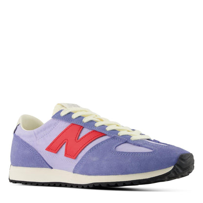 Blue - Side - New Balance Womens-Ladies 471 Suede Running Shoes
