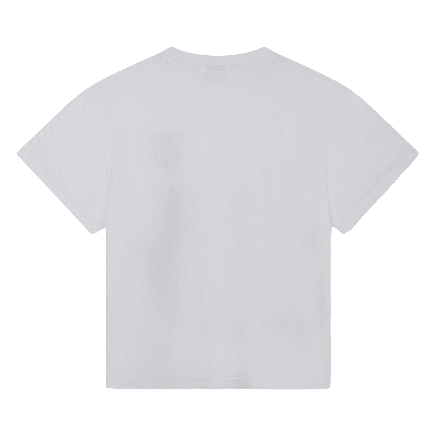 White - Back - Boss Childrens-Kids Globe Crew Neck Regular T-Shirt