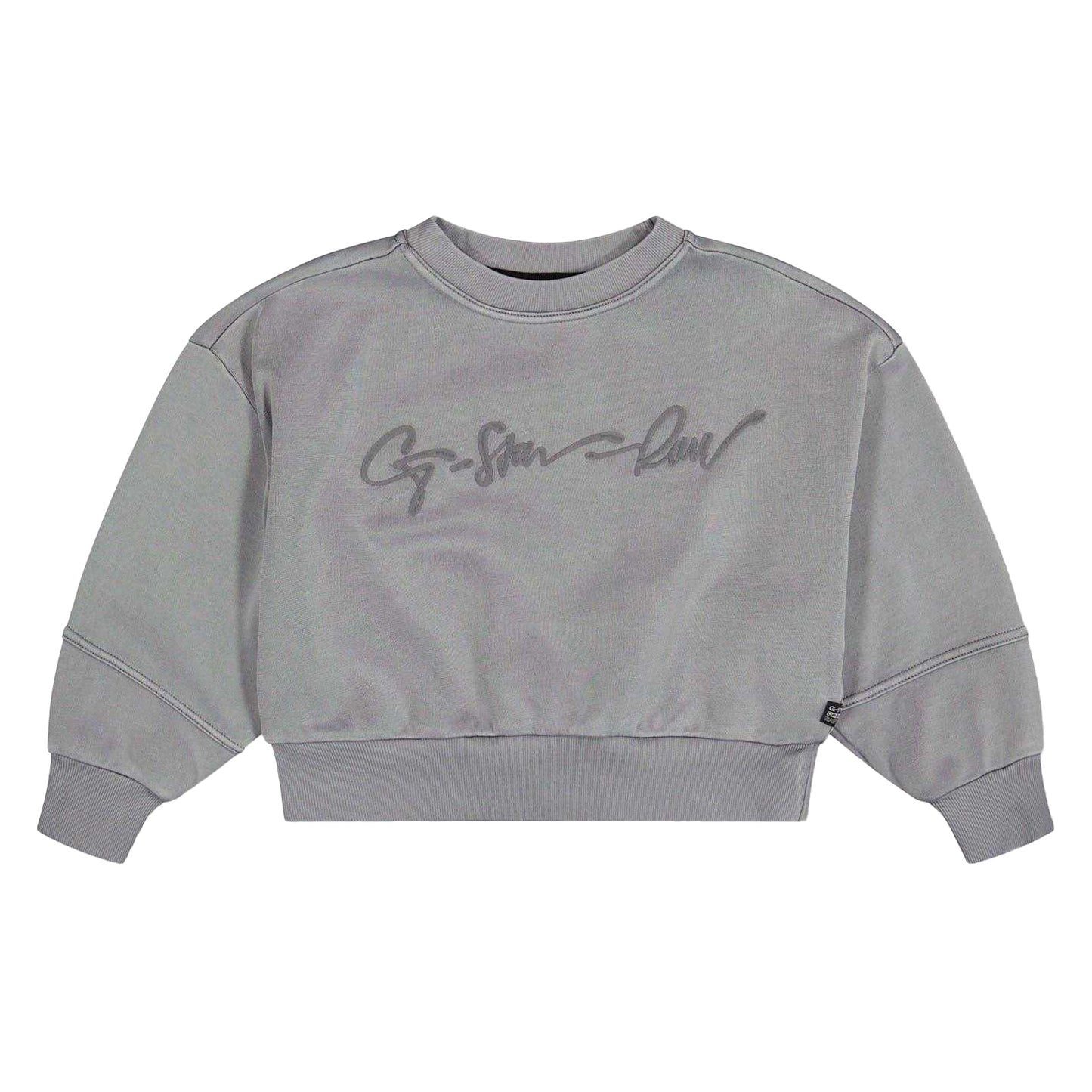 Dark Black - Front - G-Star Childrens-Kids Relaxed Fit Sweatshirt