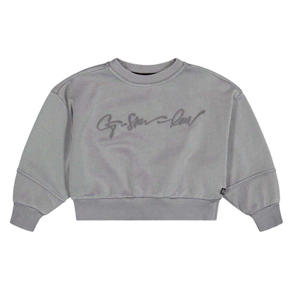 Dark Black - Front - G-Star Childrens-Kids Relaxed Fit Sweatshirt