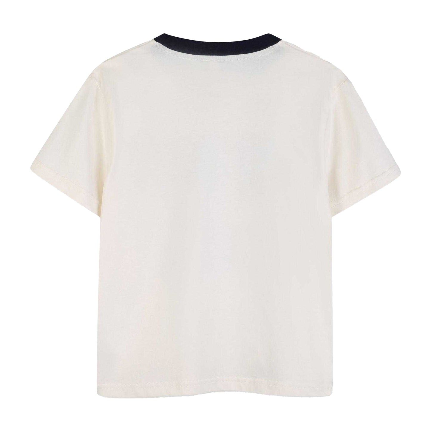 Cream - Front - Kids Around Boys Tennis Regular Short-Sleeved T-Shirt