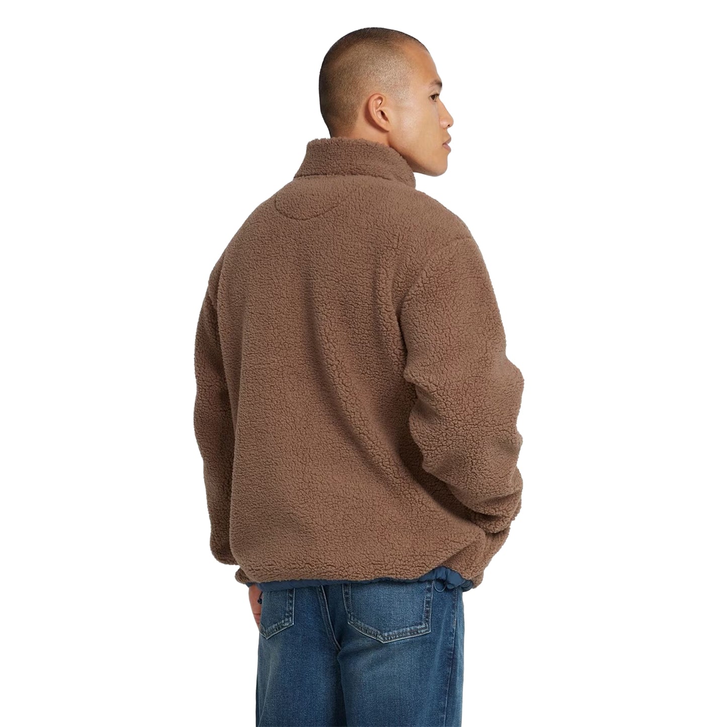 Grey - Back - Farah Mens Elias Full Zip Regular Sweatshirt