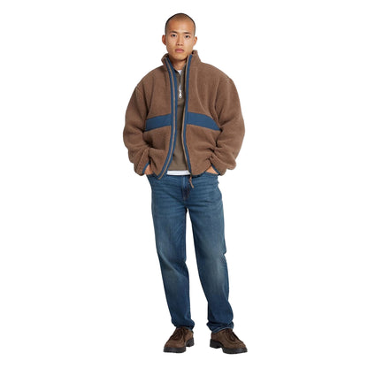 Grey - Side - Farah Mens Elias Full Zip Regular Sweatshirt