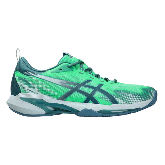 Green - Front - Asics Mens Sonicsmash FF Lace Up Court Trainers