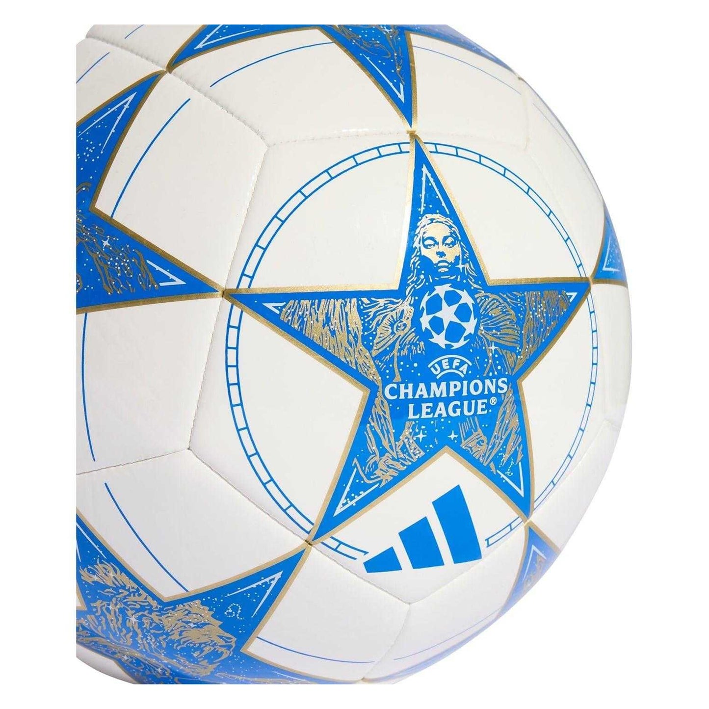 White-Blue - Side - Adidas UEFA Champions League Football