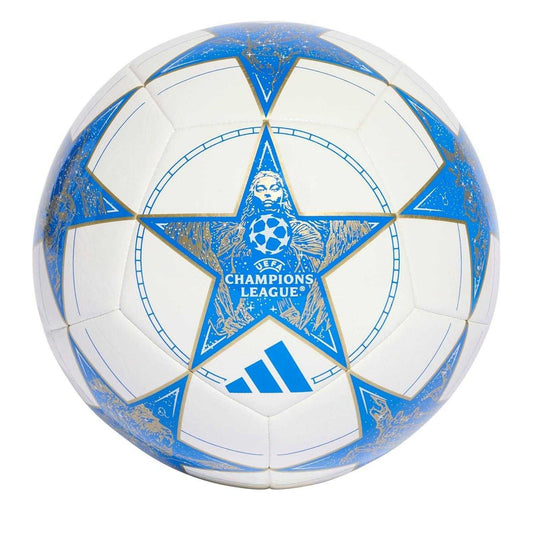 White-Blue - Front - Adidas UEFA Champions League Football