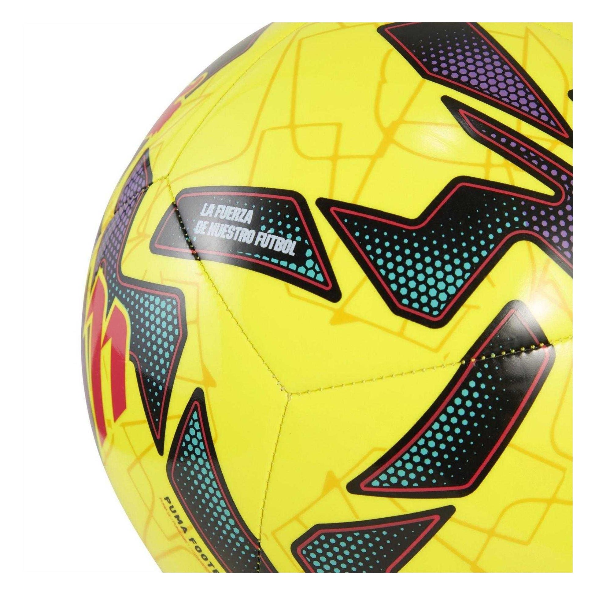 Fluorescent Yellow - Side - Puma Orbita LaLiga 1 Football