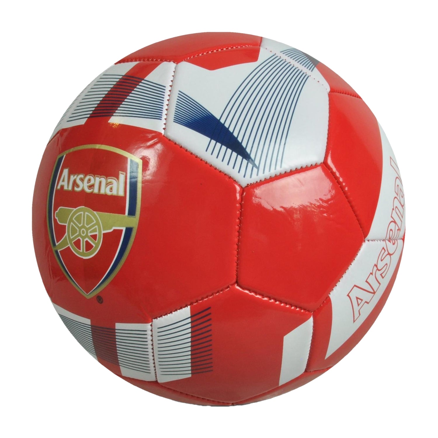 Claret Red - Back - Arsenal FC PU Football