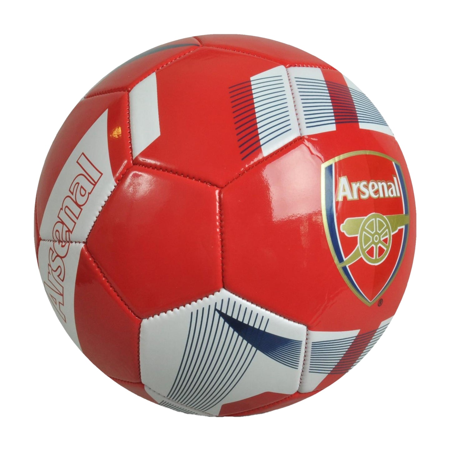 Claret Red - Side - Arsenal FC PU Football