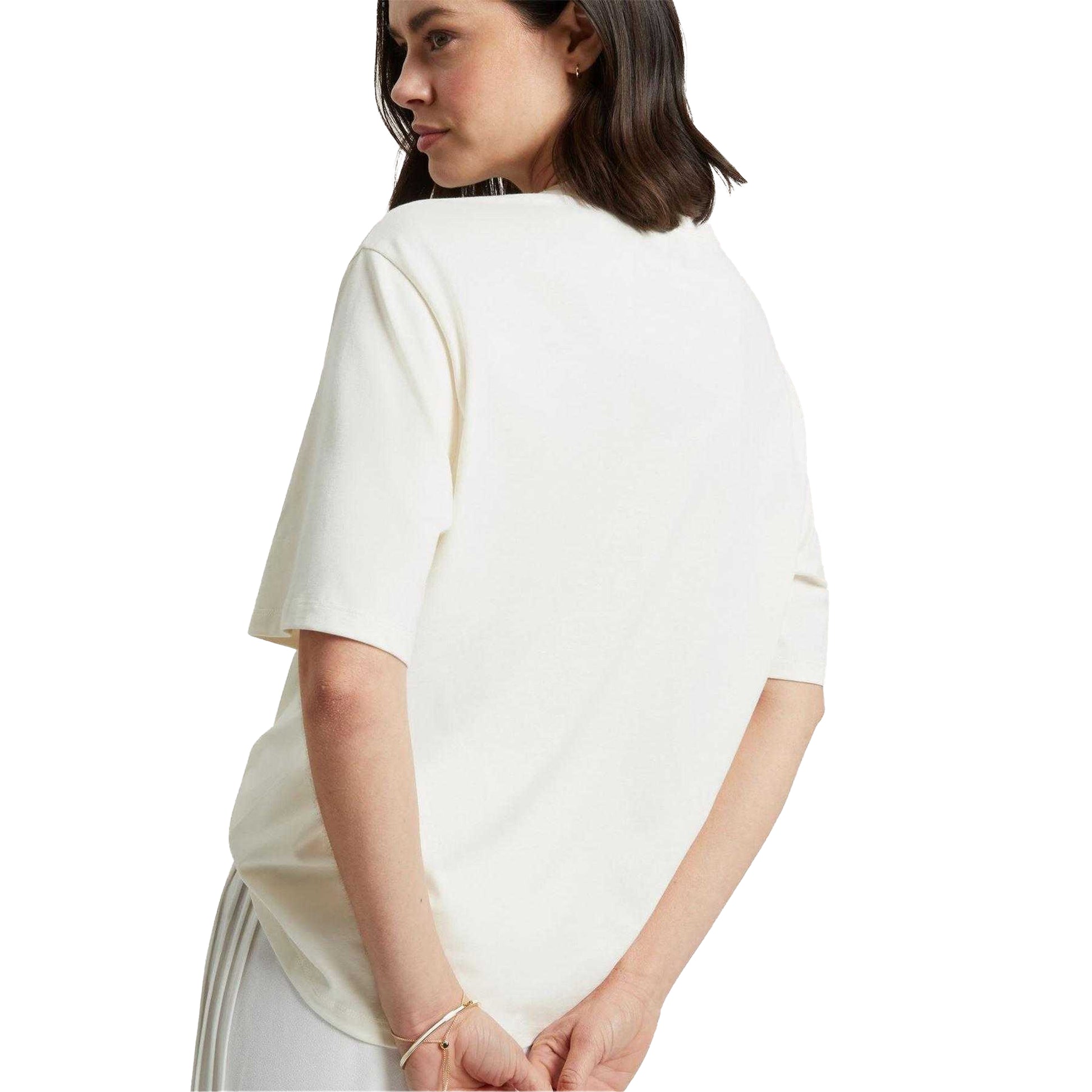 Ivory - Back - Ted Baker Womens-Ladies Floral Soft Touch Relaxed Fit T-Shirt