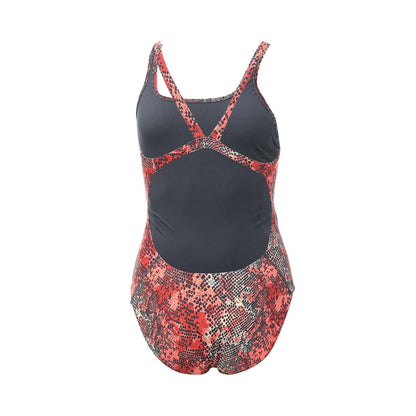Multicoloured - Back - Adidas Womens-Ladies 3 Stripes One Piece Swimsuit