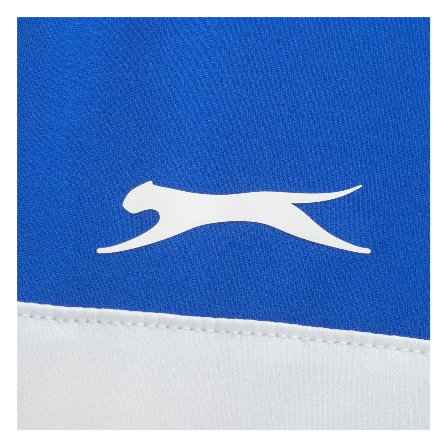 Blue-White - Lifestyle - Slazenger Womens-Ladies Colour Block Logo Tennis T-Shirt