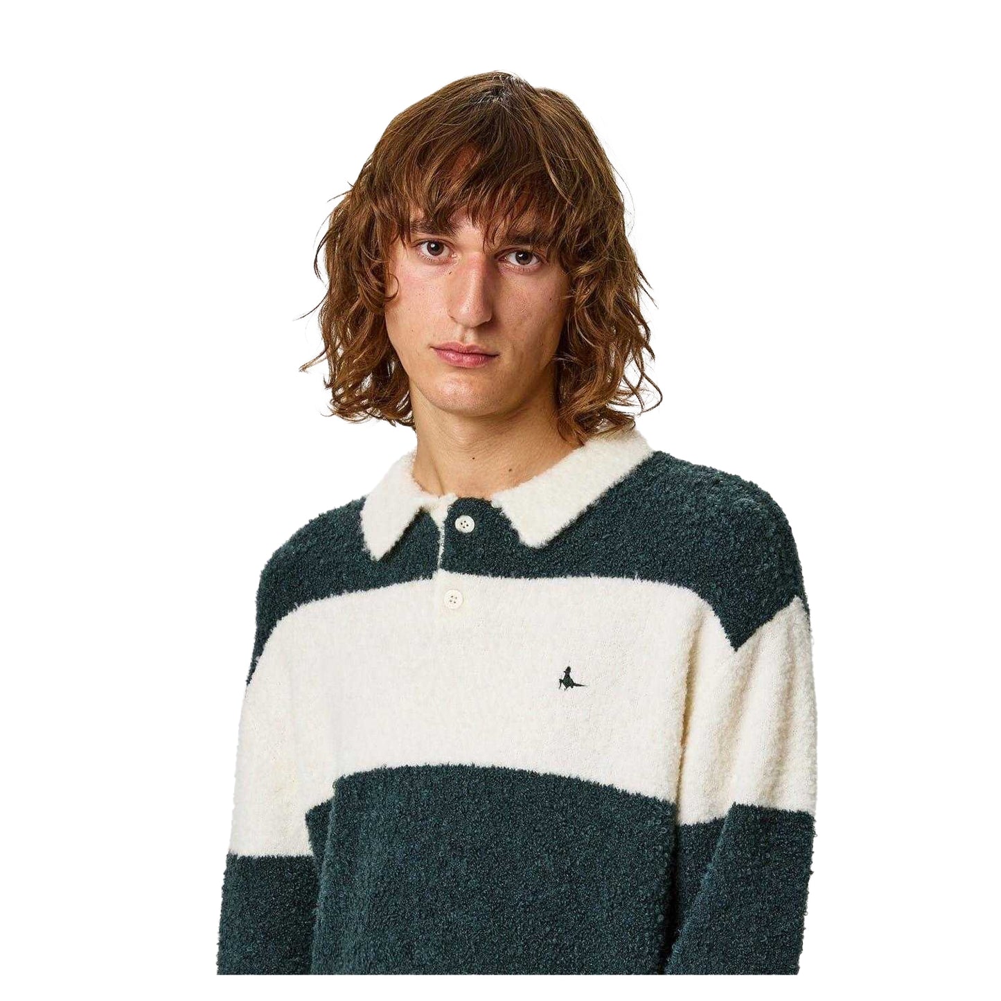 Evergreen - Side - Jack Wills Mens Striped Relaxed Fit Rugby Jumper
