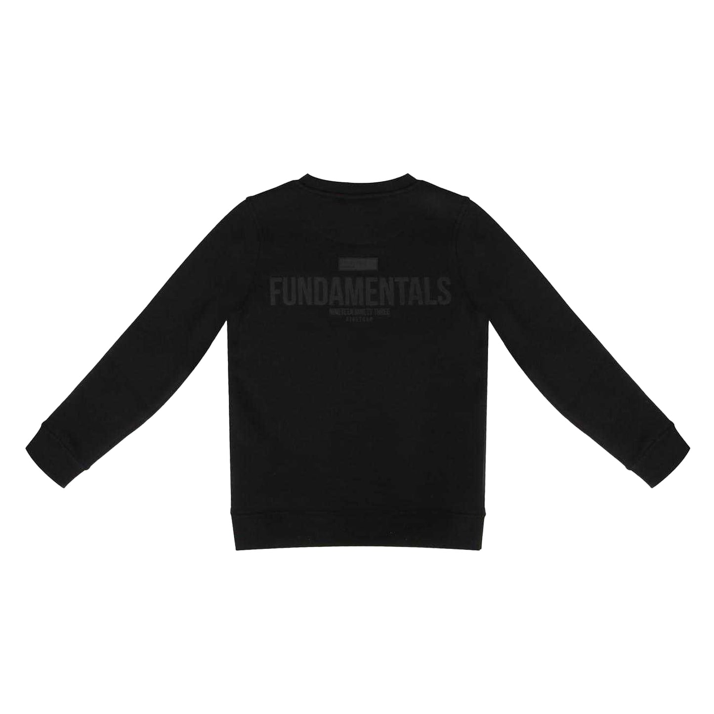 Black - Back - Firetrap Childrens-Kids Regular Long-Sleeved Jumper