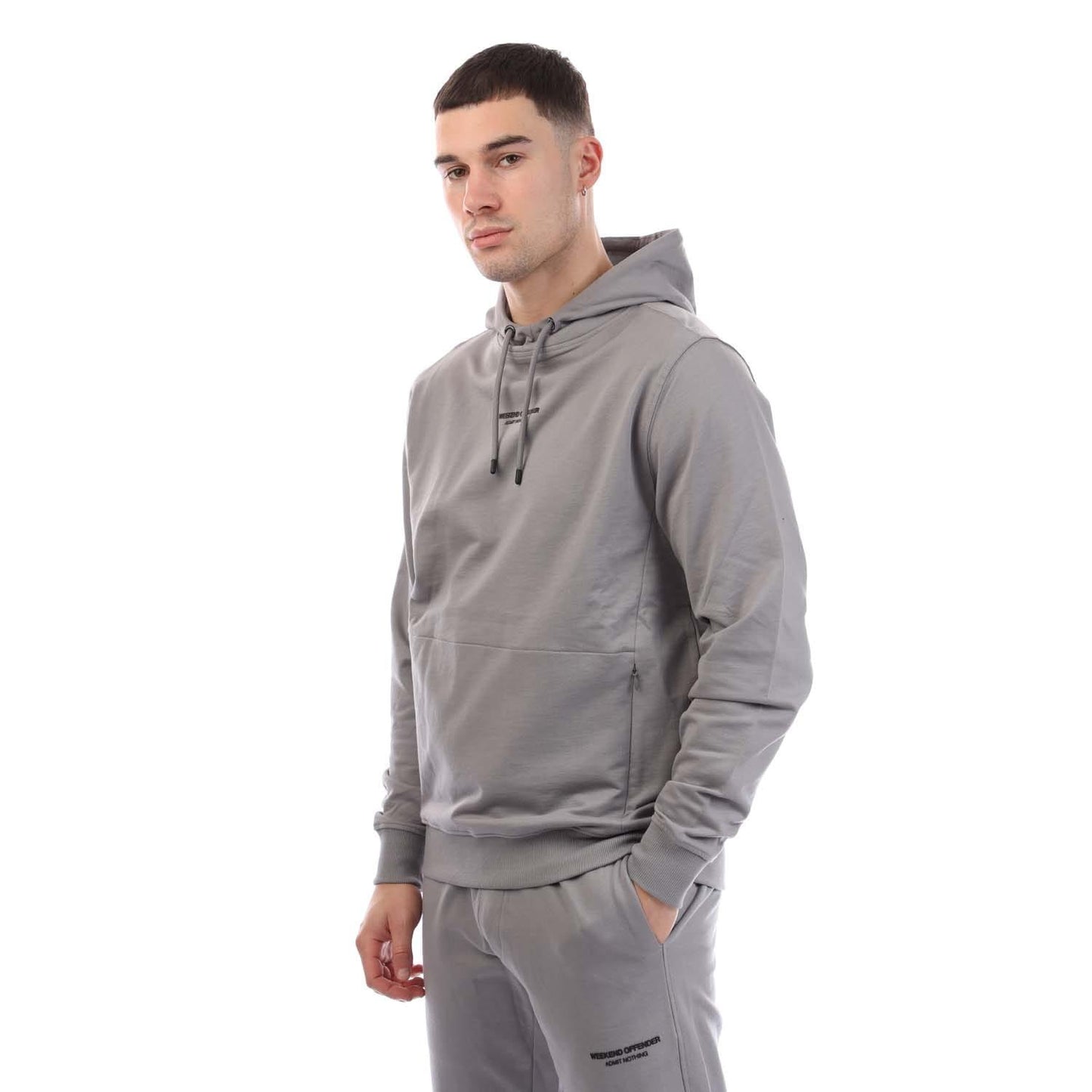 Grey - Back - Weekend Offender Mens Eclipse Tracksuit