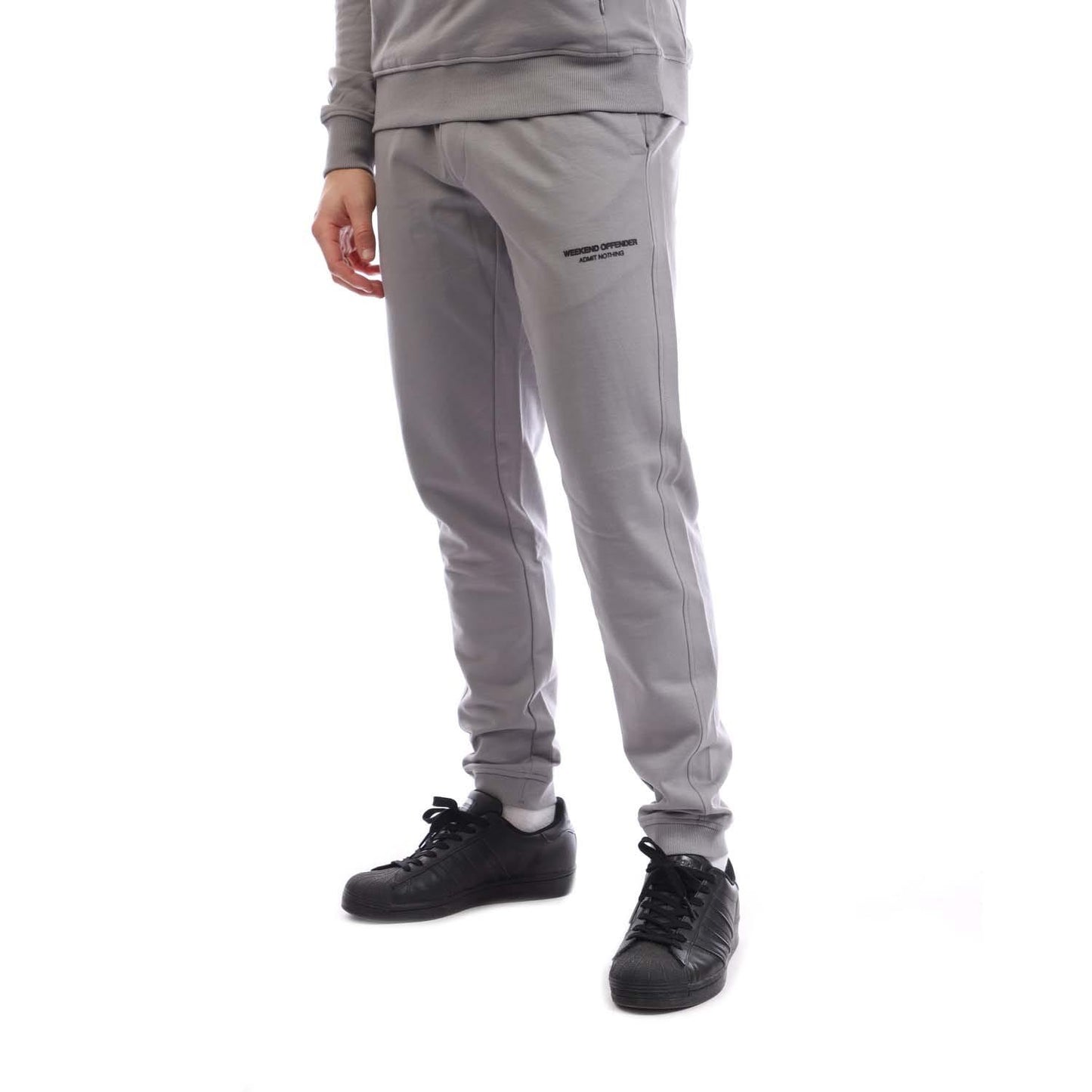 Grey - Side - Weekend Offender Mens Eclipse Tracksuit